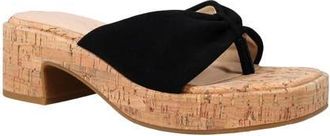 Pelle Moda Bandi Platform Flip Flop in Black at Nordstrom, Size 8.5