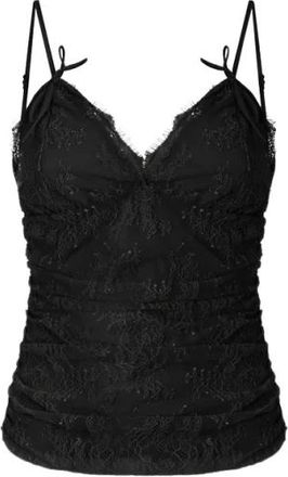 Pinko Pinko Top - Dames - Tops zonder mouwen - Zwart - M - Leer - Tops