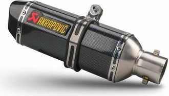 OEM Silenciador De Escape Para Motocicleta De 1,5 A 2 Pulgadas, Sistema De Escape Universal Para Motocicleta, Tubo De Escape De Fibra De Carbono, Adecuado