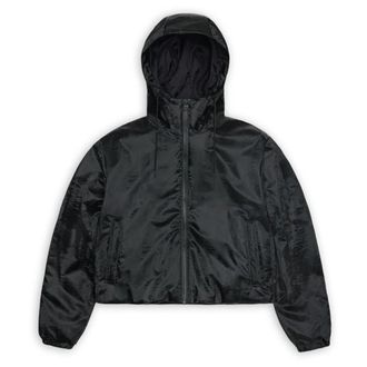 Rains Lohja Short Insulated Jacket W3T1 Regenjacke - Unisex | schwarz