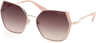 Guess Zonnebril - Dames - Zonnebrillen - Geel - 61 MM - Accessoires