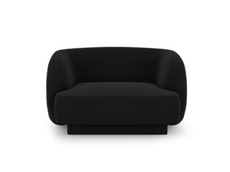 MICADONI Sill&oacute;n de terciopelo negro