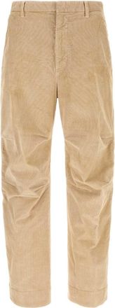 Dsquared2 Mens Beige Stretch Corduroy Pant - Tan Cotton - Size EU 50 (Mens)