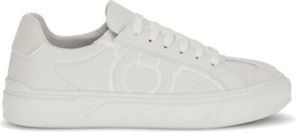 Ferragamo White Leather Sneakers