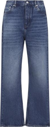 STUDIO NICHOLSON Denjo Jeans - Dames - Loose Fit Jeans - Blauw - 2XS - Katoen - Jeans