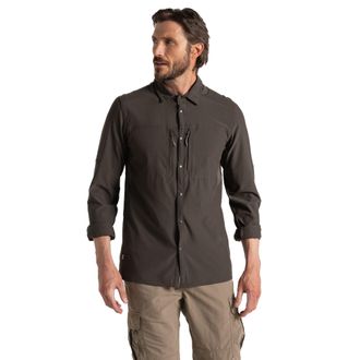 Craghoppers Heren Nosilife Shirt Met Lange Mouwen (Bosgroen)