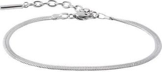 Alex and Ani Everyday Herringbone Chain Bracelet in Silver at Nordstrom, Size Small/medium