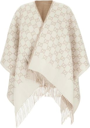 Gucci Dames, Jassen, Beige, Maat: ONE Size Wol