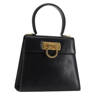 Ferragamo Pre-owned Handbags, female, Black, Size: ONE SIZE Pre-owned Handbag