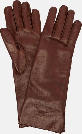 Loro Piana Cashmere and silk-lined leather gloves