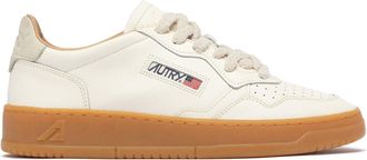 Autry Low-Top Sneakers with Nubuck Accents and Textured Sole