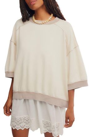 Free People Everything Pullover Sweater in Nilla Cream at Nordstrom, Size X-Large