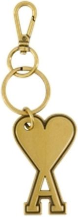 Ami Unisex Key Case Gold Metal Belt