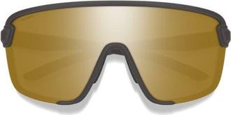 Smith Bobcat 135mm ChromaPop Shield Sunglasses in Gravy/bronze Mirror at Nordstrom