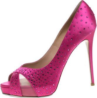 Valentino Garavani Pumps con cristalli 130mm - Rosa