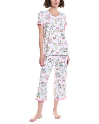Cuddl Duds 2Pc Pajama Crop Set