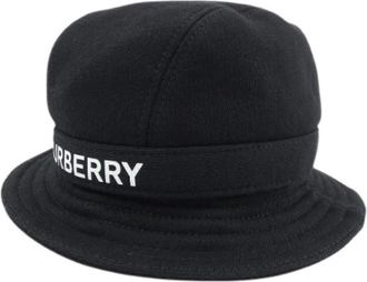 Burberry Pre-owned Accessories, male, Black, Size: ONE SIZE Pre-owned Fabric hats