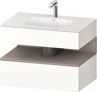 Duravit Duravit Qatego Lavabo Encastrado Con Base De Lavabo Consola