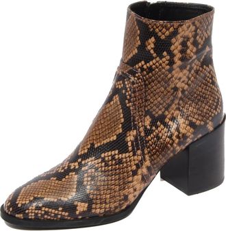Tod's Leren Selleria Laars - Dames - Laarzen met Hak - Bruin - 36 1/2 EU - Schoenen