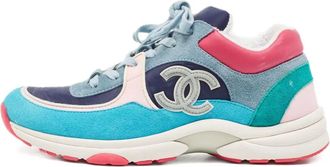 Chanel Sneakers in pelle - Blu