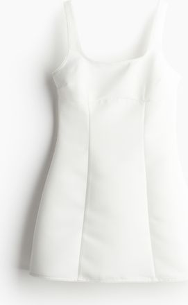 H&M Ausgestelltes Kleid - White