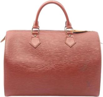 Louis Vuitton Pre-owned Speedy 30 Epi Handtas - Dames - Vintage Handtas - Bruin - ONE Size - Leer - Vintage
