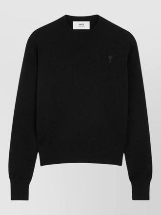 Ami wool crewneck jumper