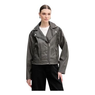 Guess Nada Biker Jacket - Jackets - Mujer - Gris - 2XL