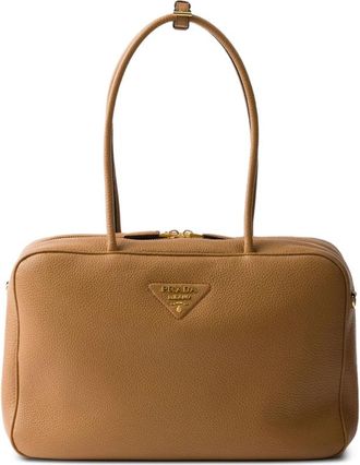 Prada Large Leather Shoulder Bag
