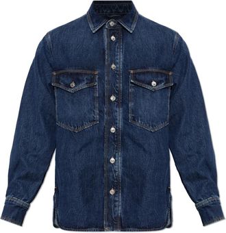 AllSaints Albin Denim Shirt - Heren - Spijkeroverhemden - Blauw - M - Denim - Overhemden