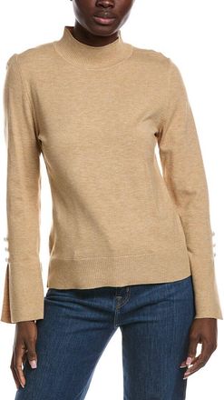 CeCe by Cynthia Steffe Cece Pearl Split Cuff Sweater