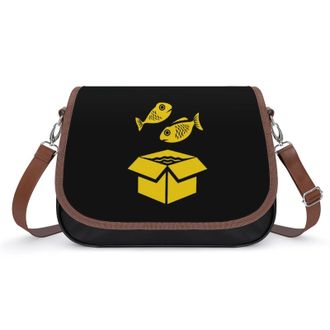 Generic Fish Cardboard Box Fashion Womens Crossbody Bags Novelty Handbag Shoulder Bag Purse