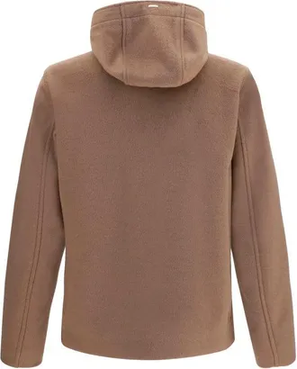 Herno Mens Brown Polyester Full-Length Jacket Clothing