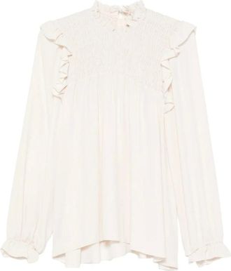 Forte_Forte Mujer, Blusas y Camisas, Beige, Talla: S