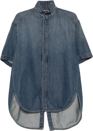 Darkpark Mujer, Blusas y Camisas, Azul, Talla: S