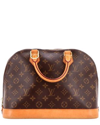 Louis Vuitton Brown Monogram Canvas Alma Pm (Authentic Pre-Loved)