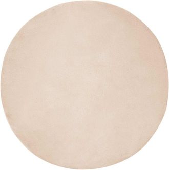 vidaXL Alfombra De Piel Sint&eacute;tica De Conejo Olite Taup&eacute; &Oslash; 200 Cm Vidaxl