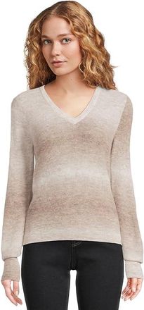 Madewell Spacedye Lightweight Alpaca V-Neck Pullover Womens Sweater Spacedye Fawn : MD (Womens 6-8), Polyamide