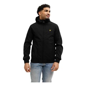 Lyle & Scott Light Jackets, male, Black, Size: 2XL Softshell Jacket