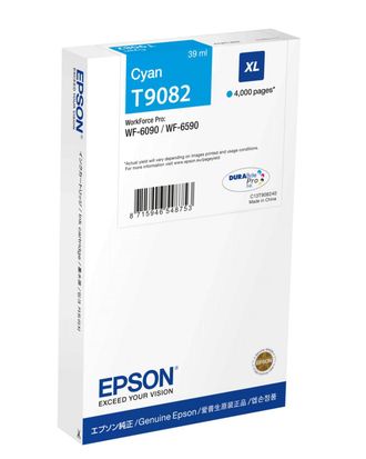 Epson Tinta Cian Xl 4000p Wf-6xxx