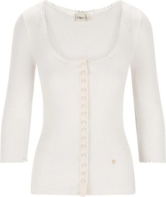 Chlo&eacute; Cotton Cardigan