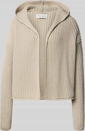 Marc O'Polo Regular Fit Cardigan aus Baumwoll-Mix in Beige, Gr&ouml;&szlig;e XXL