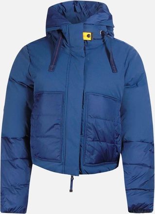 Parajumpers Womens Parajumpers Otaca Navy Blue Hooded Down Jacket - Size: 10/8
