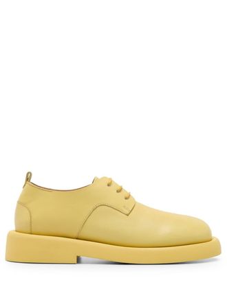 Mars&egrave;ll Gommello leather Derby shoes - women - Leather/Rubber/Leather - 38 - Yellow