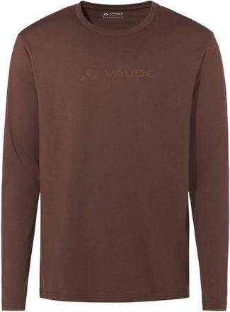 Vaude Logo L/S T-Shirt Longsleeve für Herren | braun