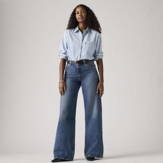 Levi's 94 Baggy Wide Leg Jeans - Womens - 25X31 - Blue