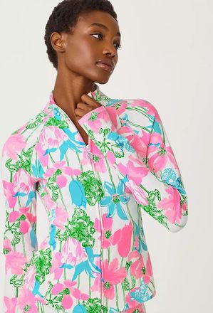 Lilly Pulitzer UPF 50+ Luxletic Barbados Zip-Up Jacket