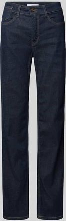 M.A.C Jeans mit 5-Pocket-Design Modell LAURA in Dunkelblau, Größe 44