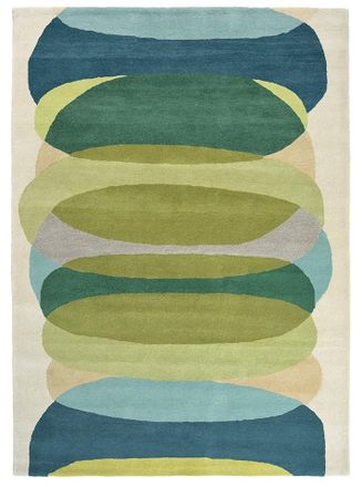 Harlequin Designer Teppich Elliptic - handgetuftet, aus 100% reiner Schurwolle