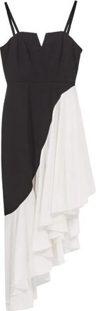 Karl Lagerfeld KL Studio Ruffle Jurk - Dames - Casual kleedjes - Veelkleurig - S - Polyester - Kleedjes